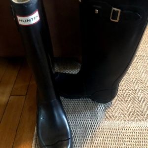 Black Hunter Boots Size 7